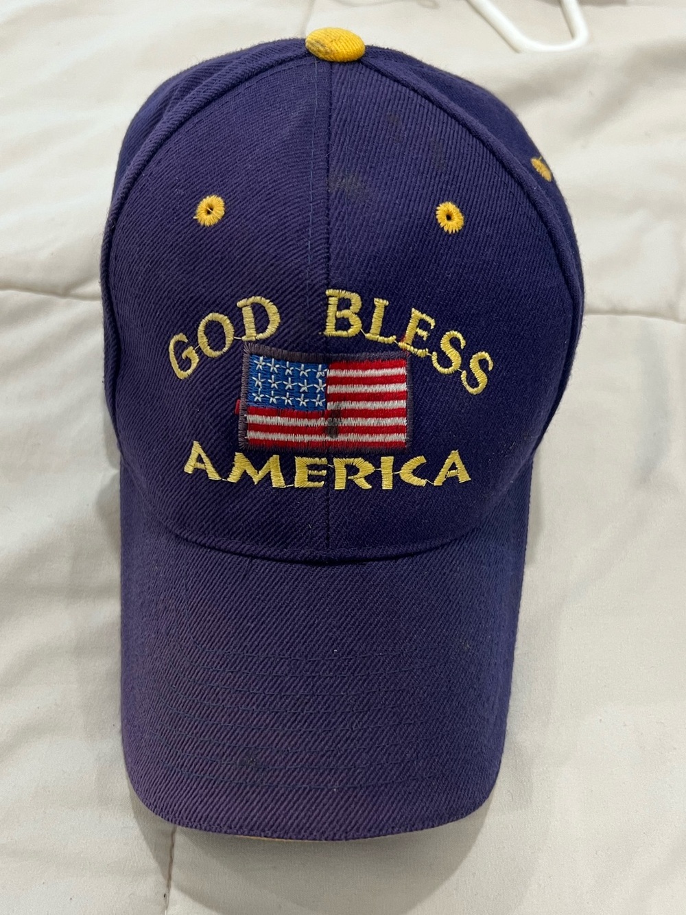 "God Bless America" Embroidered Baseball Cap